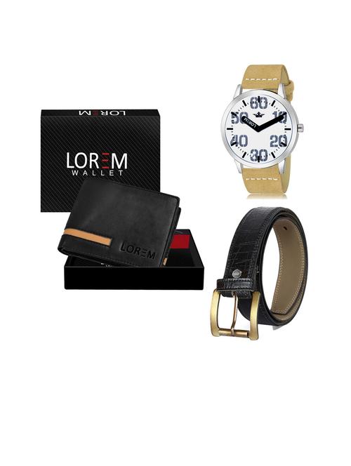 belt, wallet & watch gift combo - 19253589 - Very Small Image - 1
