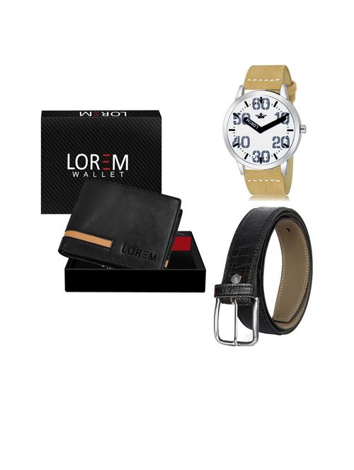 belt, wallet & watch gift combo - 19253592 - Very Small Image - 1