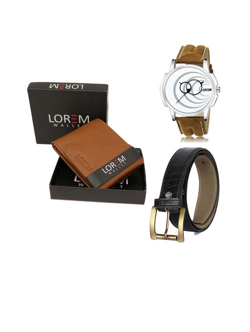 belt, wallet & watch gift combo - 19253619 - Very Small Image - 1