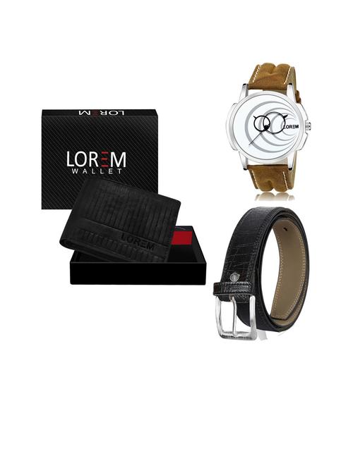 belt, wallet & watch gift combo - 19253798 - Very Small Image - 1