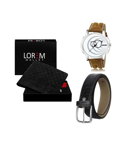 belt, wallet & watch gift combo - 19253844 - Very Small Image - 1