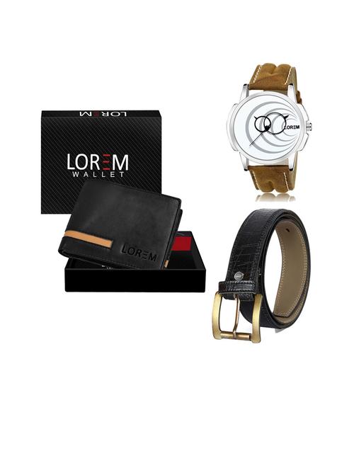belt, wallet & watch gift combo - 19253859 - Very Small Image - 1