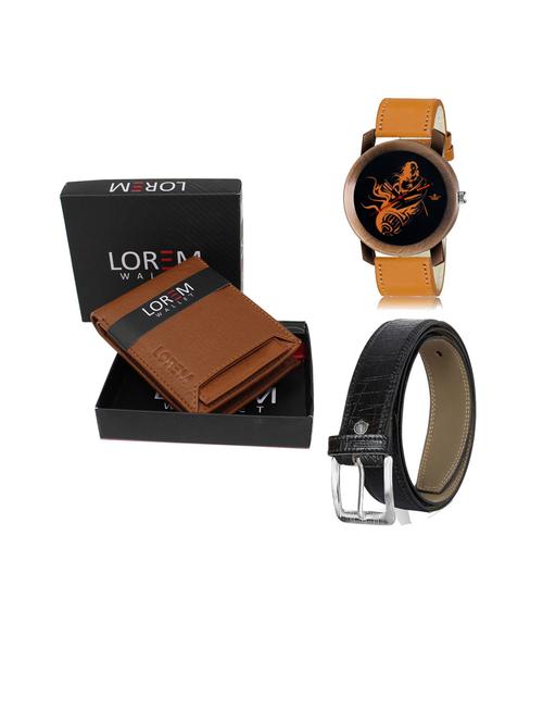 belt, wallet & watch gift combo - 19253906 - Very Small Image - 1