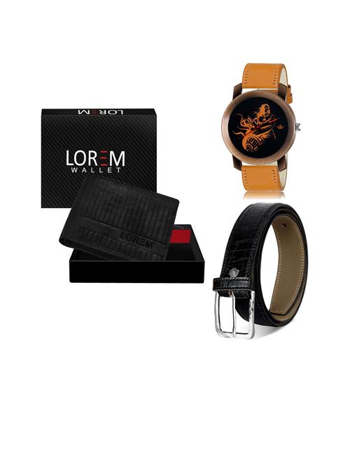 belt, wallet & watch gift combo - 19254067 - Very Small Image - 1