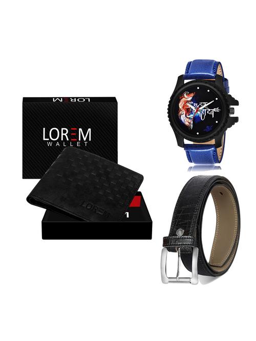 belt, wallet & watch gift combo - 19254652 - Very Small Image - 1