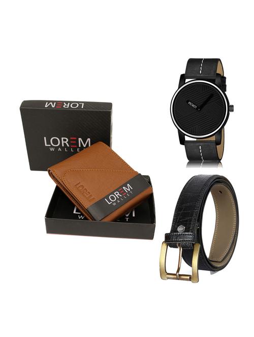 belt, wallet & watch gift combo - 19254699 - Very Small Image - 1