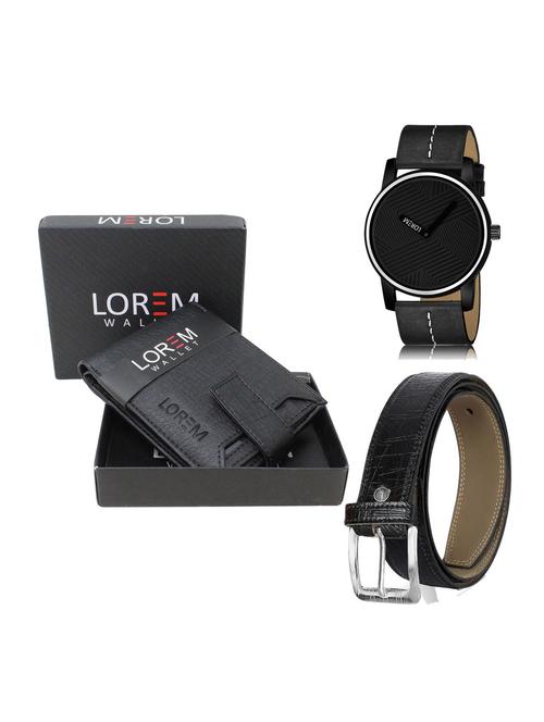 belt, wallet & watch gift combo - 19254745 - Very Small Image - 1