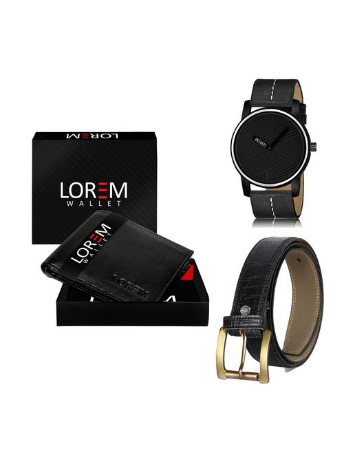 belt, wallet & watch gift combo - 19254782 - Very Small Image - 1