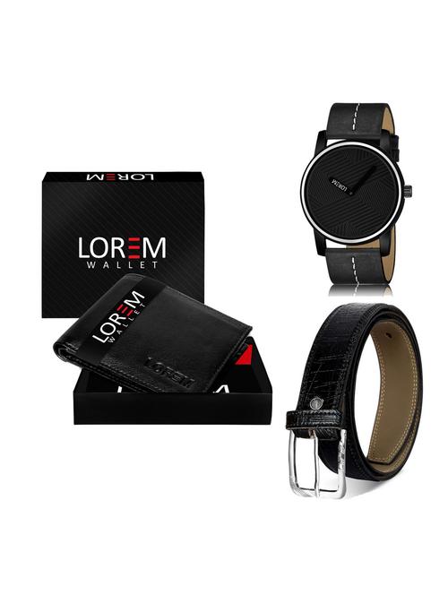 belt, wallet & watch gift combo - 19254786 - Very Small Image - 1