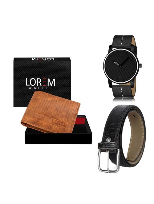 belt, wallet & watch gift combo - 19254869 - Very Small Image - 1