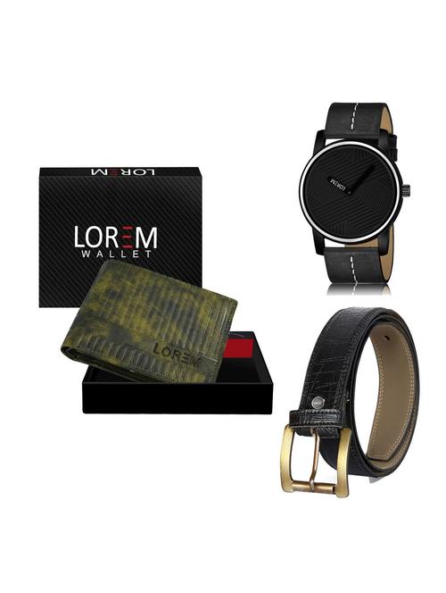 belt, wallet & watch gift combo - 19254872 - Very Small Image - 1