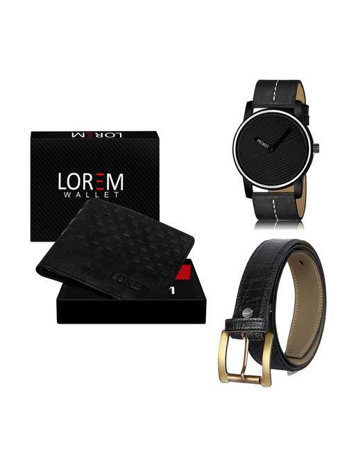 belt, wallet & watch gift combo - 19254926 - Very Small Image - 1
