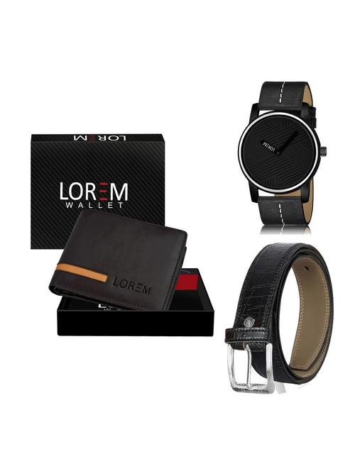 belt, wallet & watch gift combo - 19254955 - Very Small Image - 1
