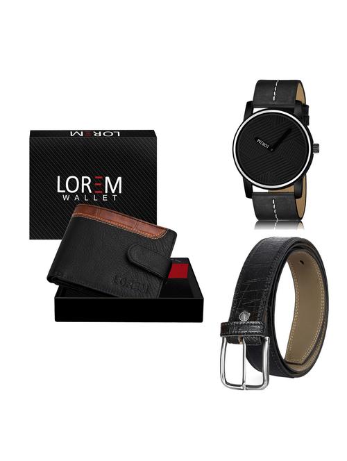 belt, wallet & watch gift combo - 19254965 - Very Small Image - 1