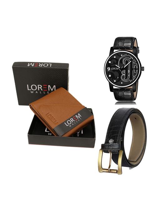 belt, wallet & watch gift combo - 19255640 - Very Small Image - 1