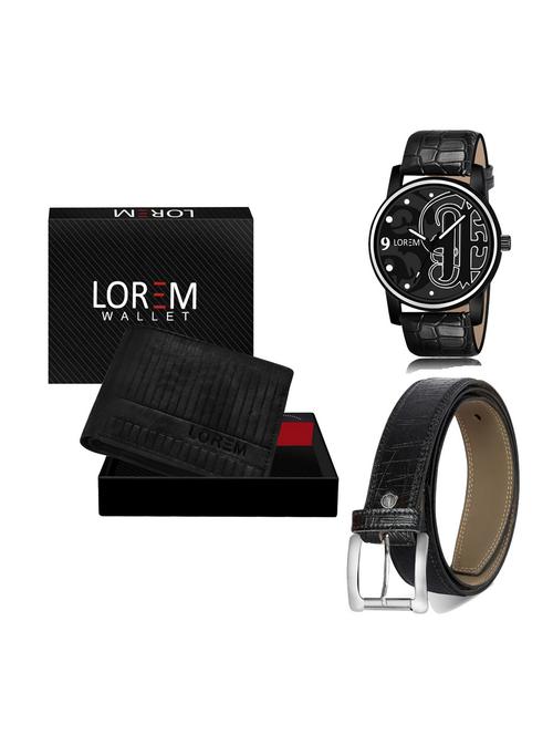 belt, wallet & watch gift combo - 19255815 - Very Small Image - 1