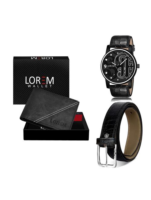 belt, wallet & watch gift combo - 19255842 - Very Small Image - 1