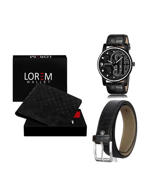 belt, wallet & watch gift combo - 19255867 - Very Small Image - 1