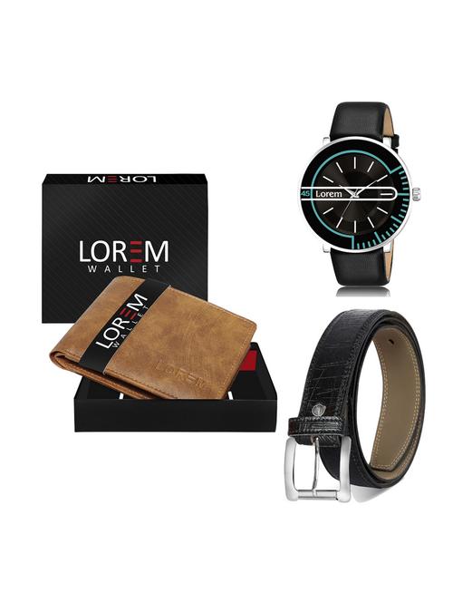 belt, wallet & watch gift combo - 19256247 - Very Small Image - 1