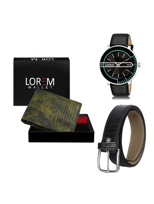 belt, wallet & watch gift combo - 19256351 - Very Small Image - 1