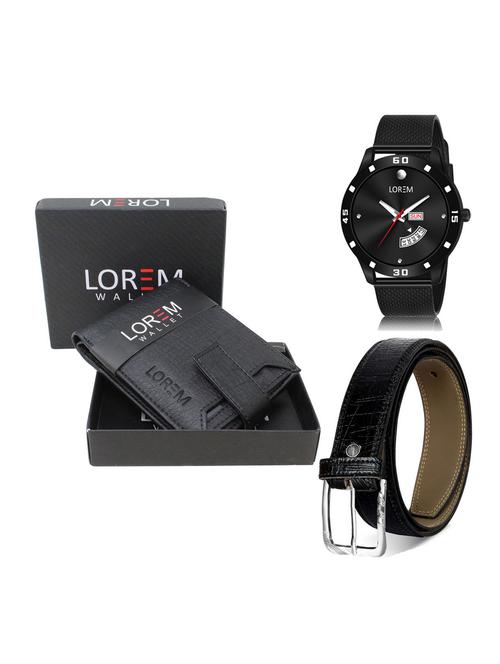 belt, wallet & watch gift combo - 19256490 - Very Small Image - 1