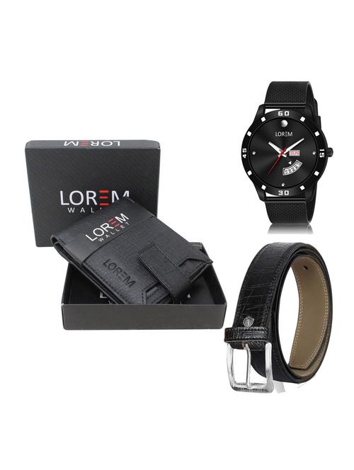 belt, wallet & watch gift combo - 19256491 - Very Small Image - 1