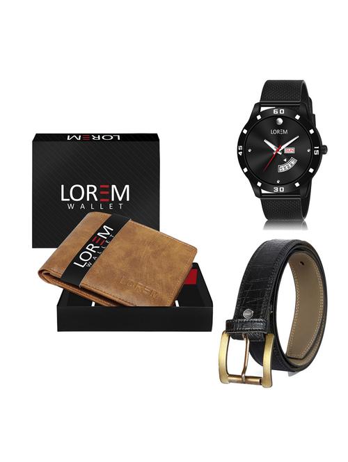 belt, wallet & watch gift combo - 19256516 - Very Small Image - 1