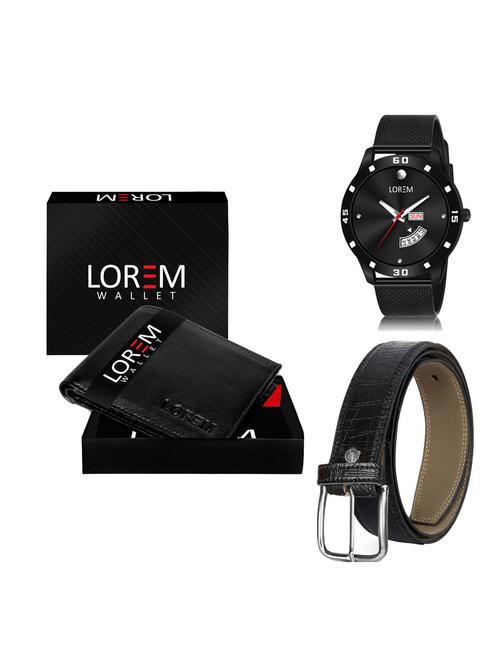 belt, wallet & watch gift combo - 19256531 - Very Small Image - 1