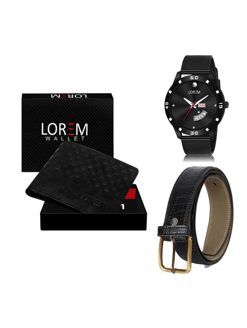 belt, wallet & watch gift combo - 19256674 - Very Small Image - 1