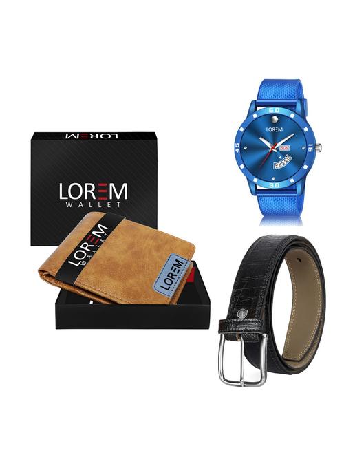 belt, wallet & watch gift combo - 19256777 - Very Small Image - 1