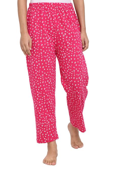 pink printed track pant - 19257106 - Very Small Image - 1