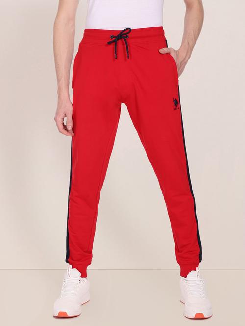 red cotton joggers - 19258334 - Very Small Image - 1