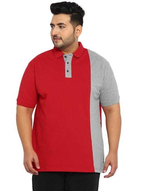 red cotton solid t-shirt - 19260806 - Very Small Image - 1