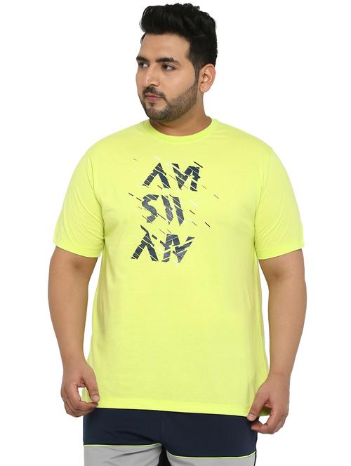 yellow cotton solid t-shirt - 19260824 - Very Small Image - 1