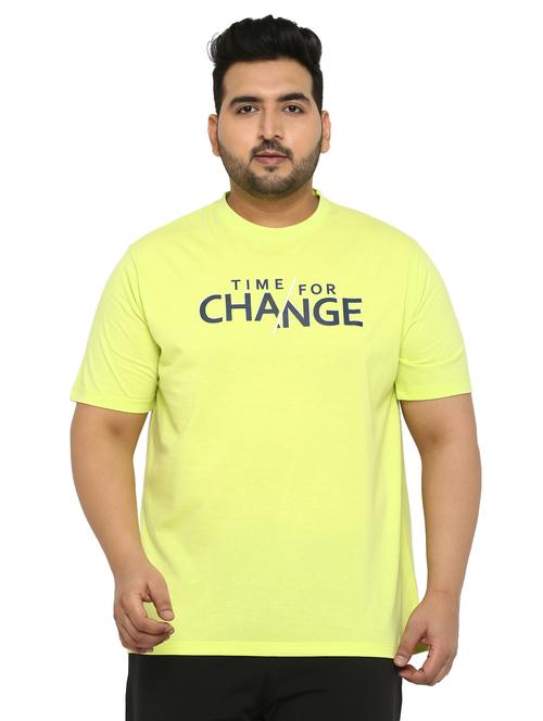 yellow cotton solid t-shirt - 19260828 - Very Small Image - 1