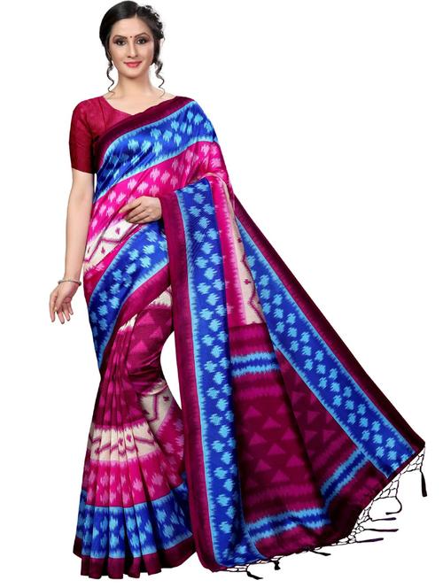 printed bollywood saree - 19261434 - Very Small Image - 1