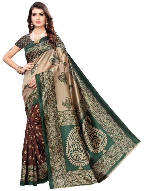 self designed mysore saree with blouse - 19261482 - Very Small Image - 1
