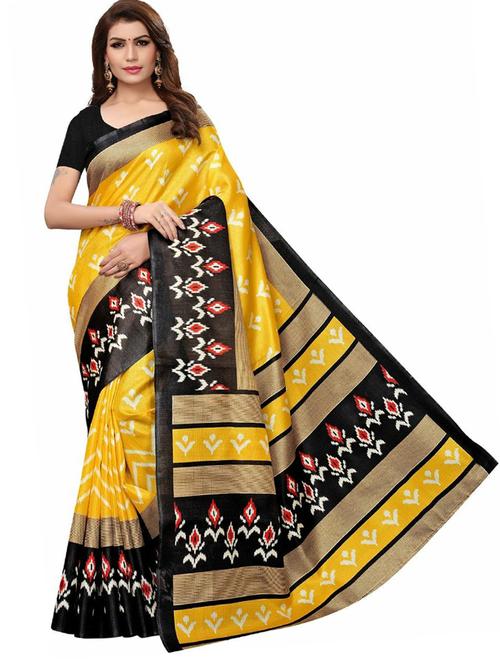 self designed woven saree with blouse - 19261627 - Very Small Image - 1