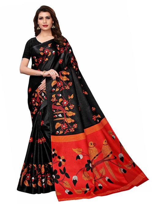 self designed woven saree with blouse - 19261628 - Very Small Image - 1