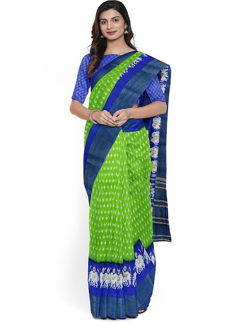 bordered saree with blouse - 19261741 - Very Small Image - 1