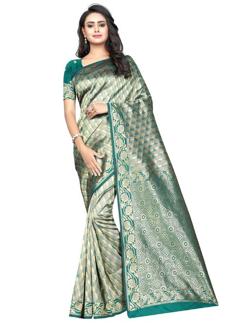 self design kota doria saree - 19261817 - Very Small Image - 1