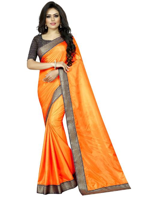 contrast bordered woven saree - 19262023 - Very Small Image - 1
