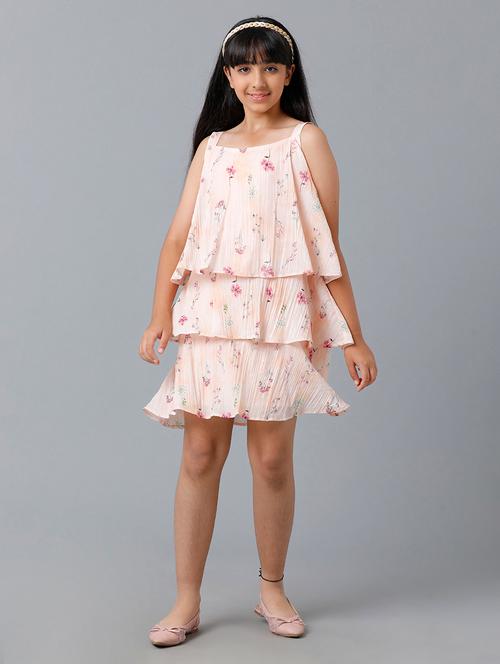 girls square neck sleeveless frock - 19263437 - Very Small Image - 1