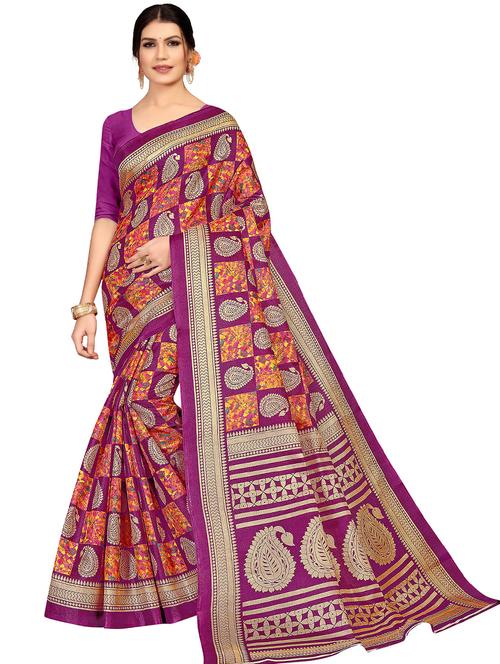 self designed printed saree - 19263487 - Very Small Image - 1
