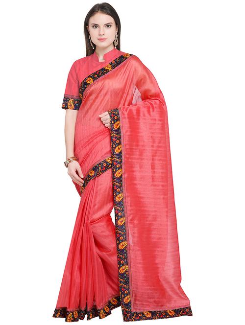 self design bhagalpuri saree with blouse - 19265041 - Very Small Image - 1