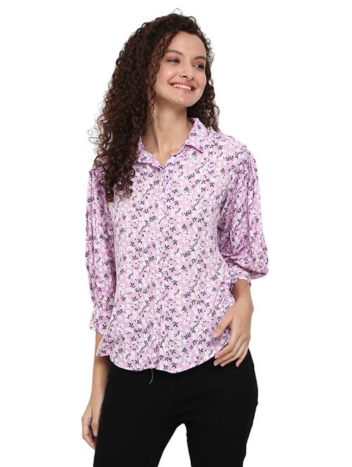 purple printed regular top - 19267874 - Very Small Image - 1
