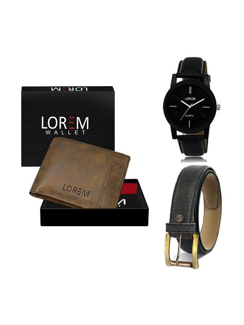 belt, wallet & watch gift combo - 19268152 - Very Small Image - 1
