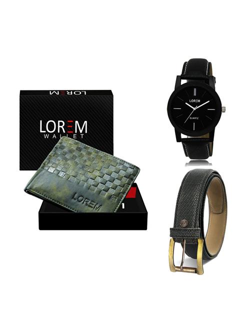 belt, wallet & watch gift combo - 19268166 - Very Small Image - 1