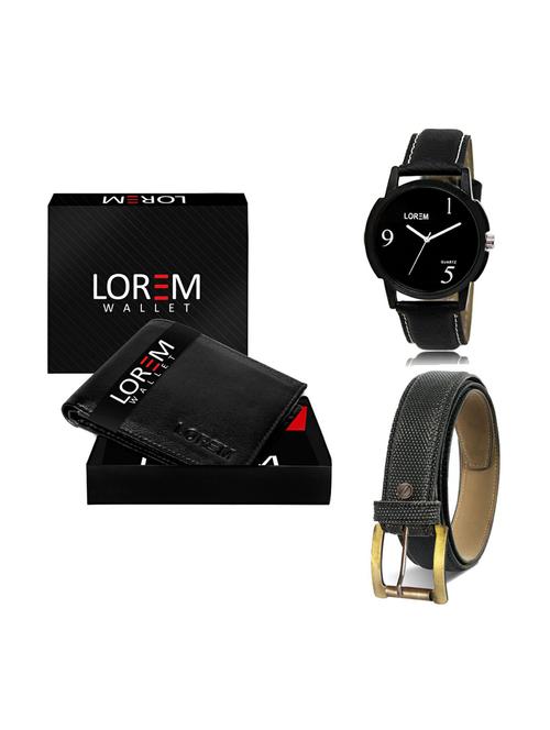 belt, wallet & watch gift combo - 19268188 - Very Small Image - 1
