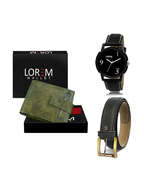 belt, wallet & watch gift combo - 19268195 - Very Small Image - 1